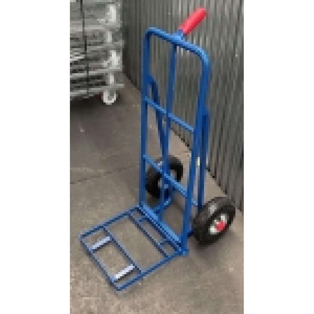 Carro reparto pala plegable 350 rueda neumática