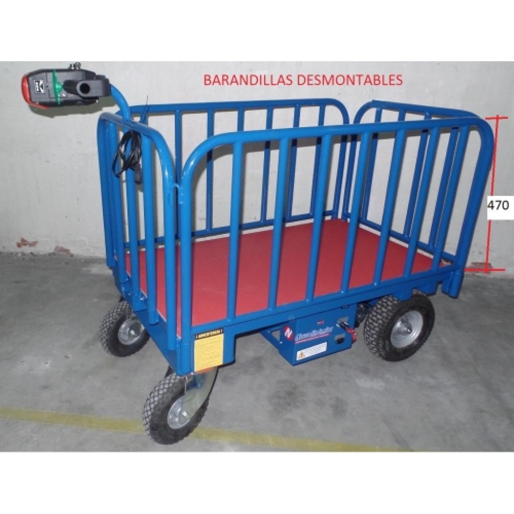 Plataforma autopropulsada 400 kg con barandilla 4