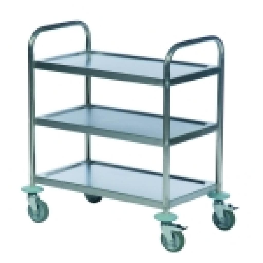 Carro 3 bandejas inox.