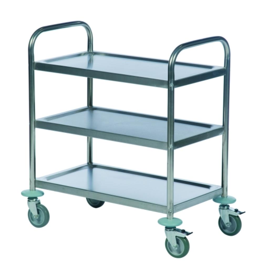 Carro 3 bandejas inox.