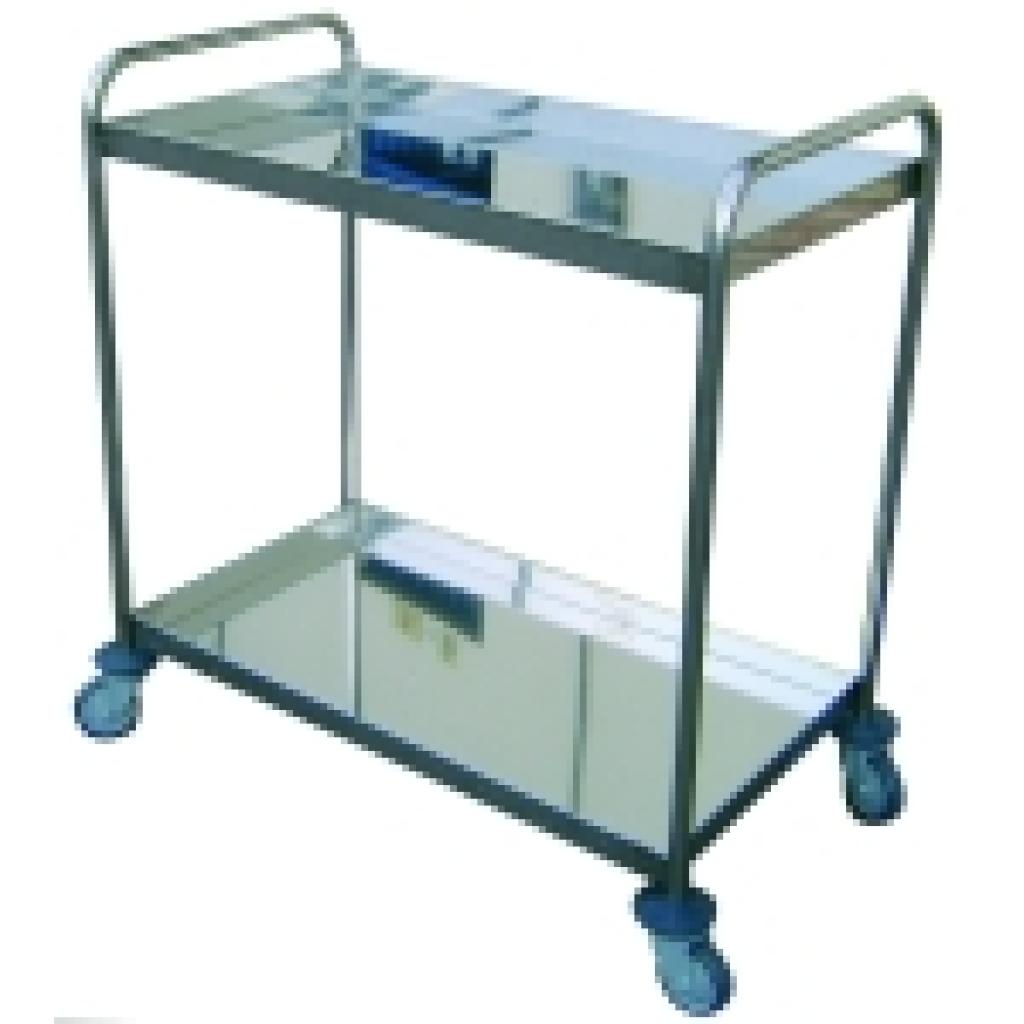 Carro 2 bandejas inox.