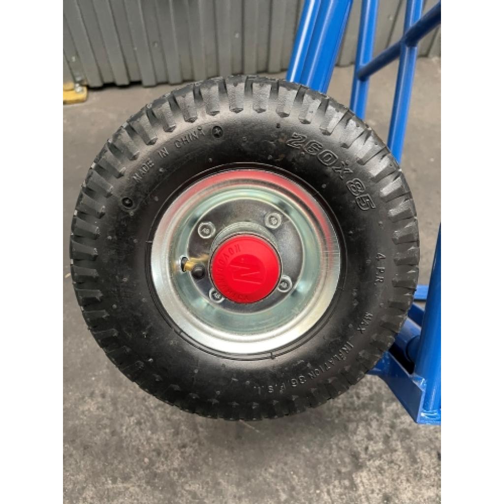 Carro reparto pala plegable 350 rueda neumática 5