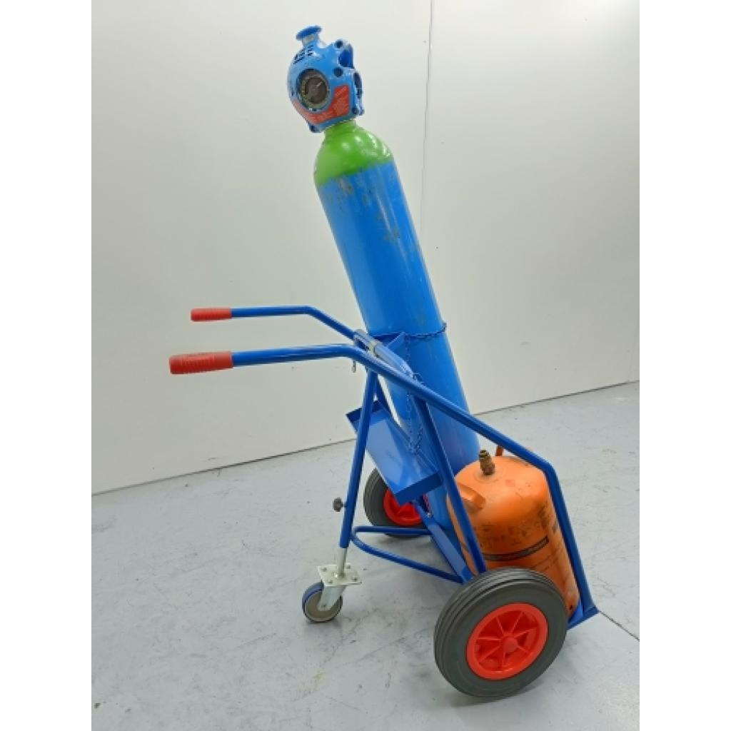 Carro 2 botellas soldadura trípode 4