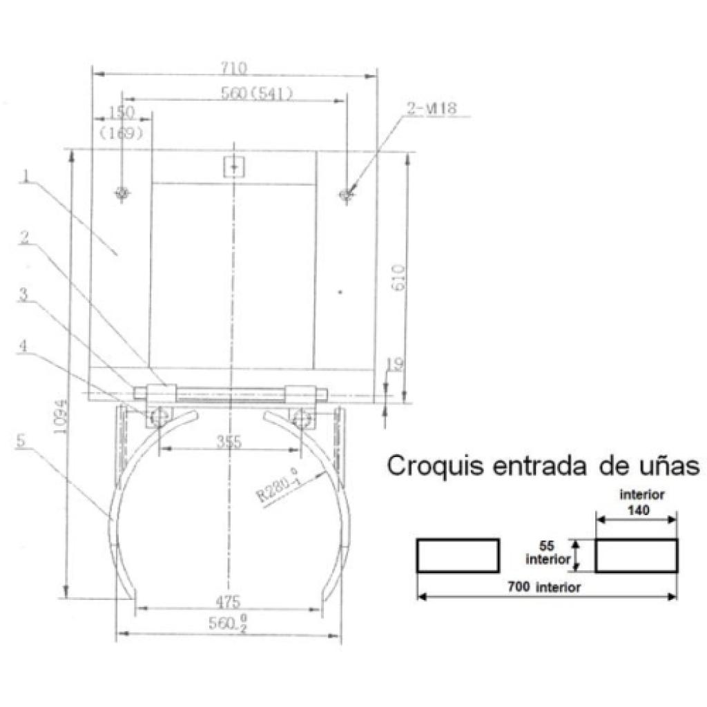 Implemento bidón vertical (bidón de chapa ) 4