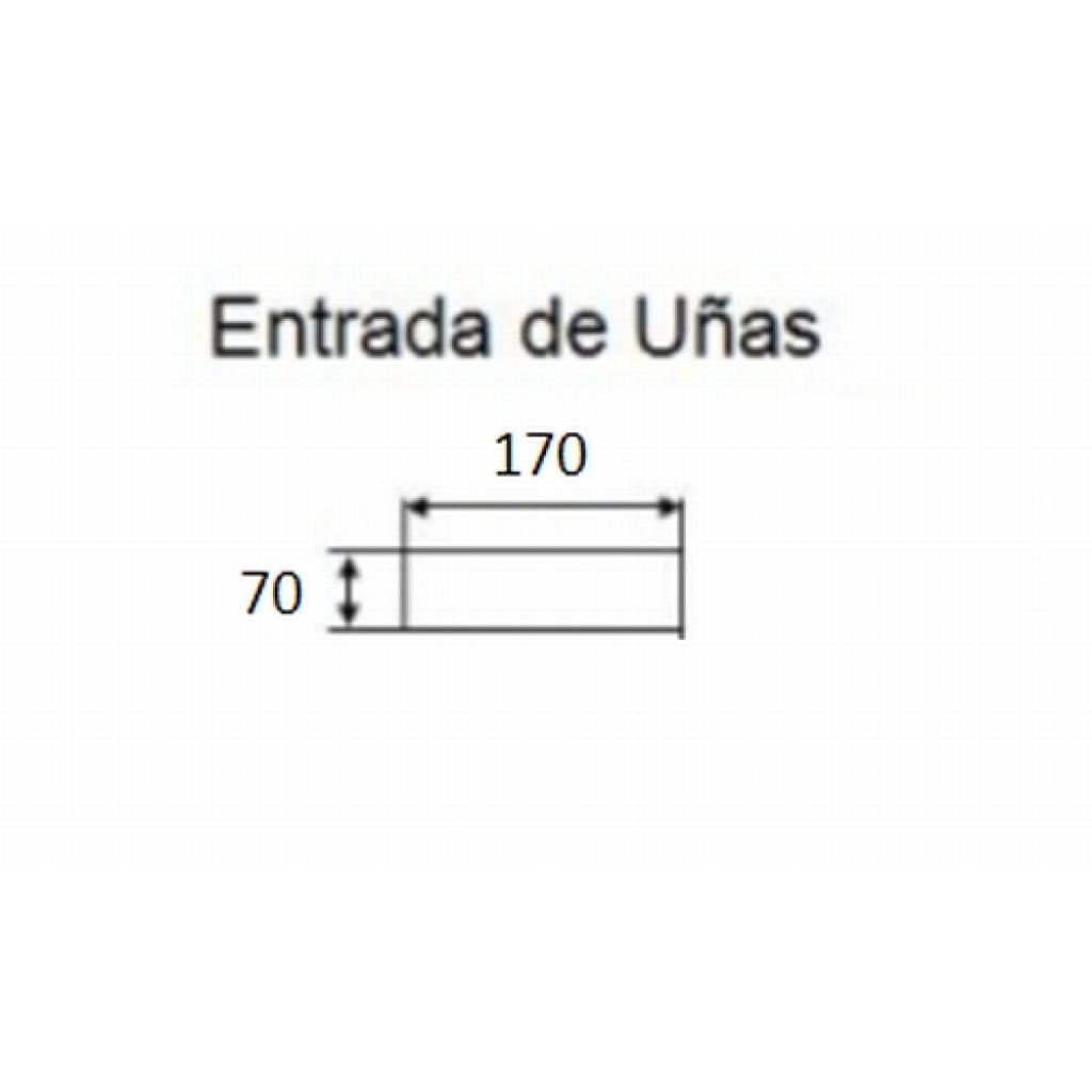 Implemento gancho cargador simple monouña 4
