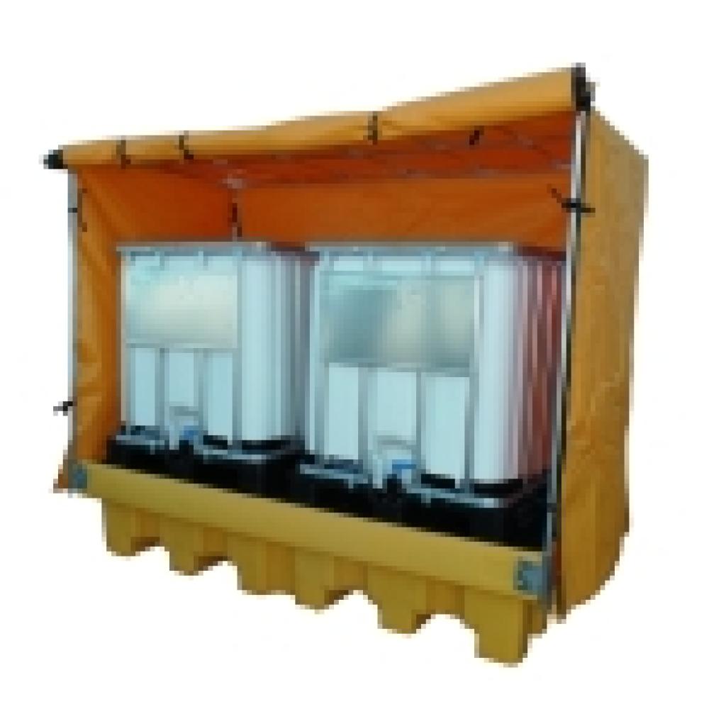 Cubeta polietileno 2.480 x 1.285 x 500 con toldo