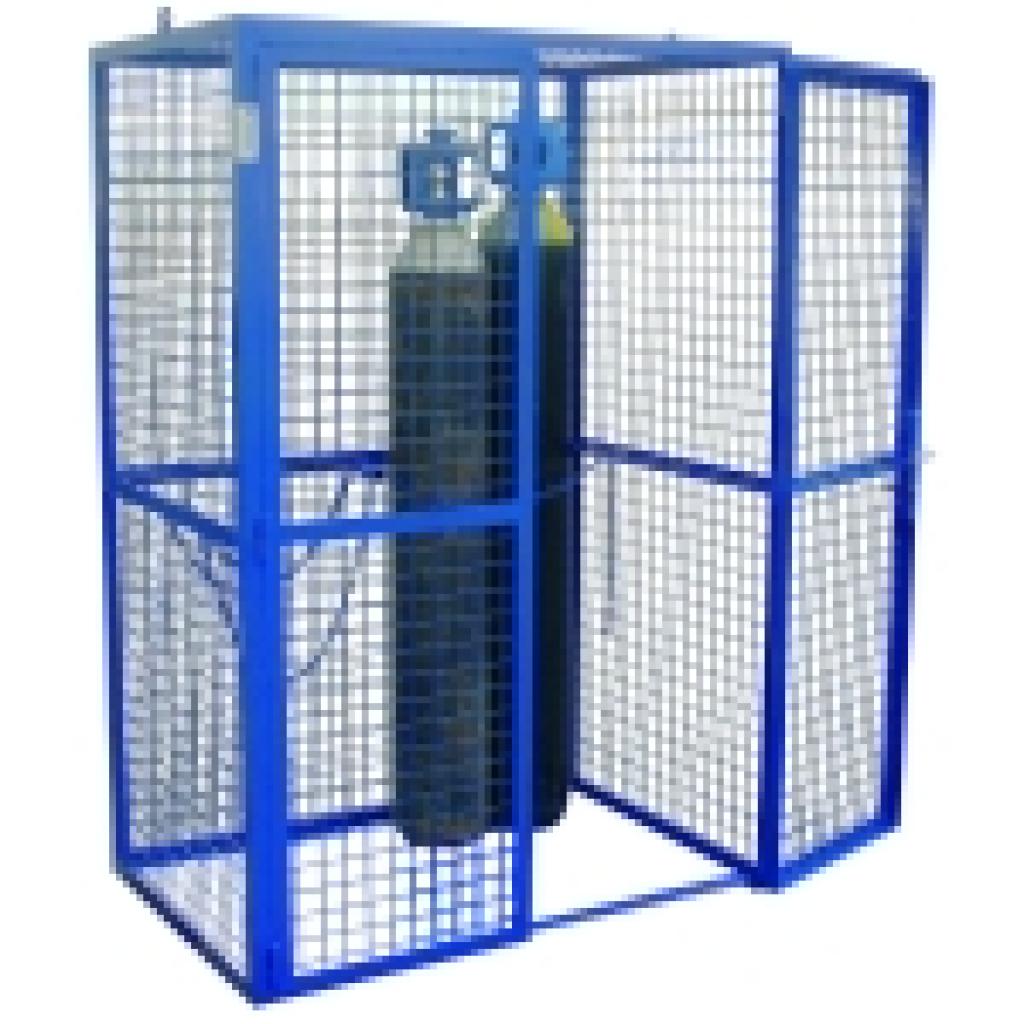 Caseta 8 botellas de gas con malla