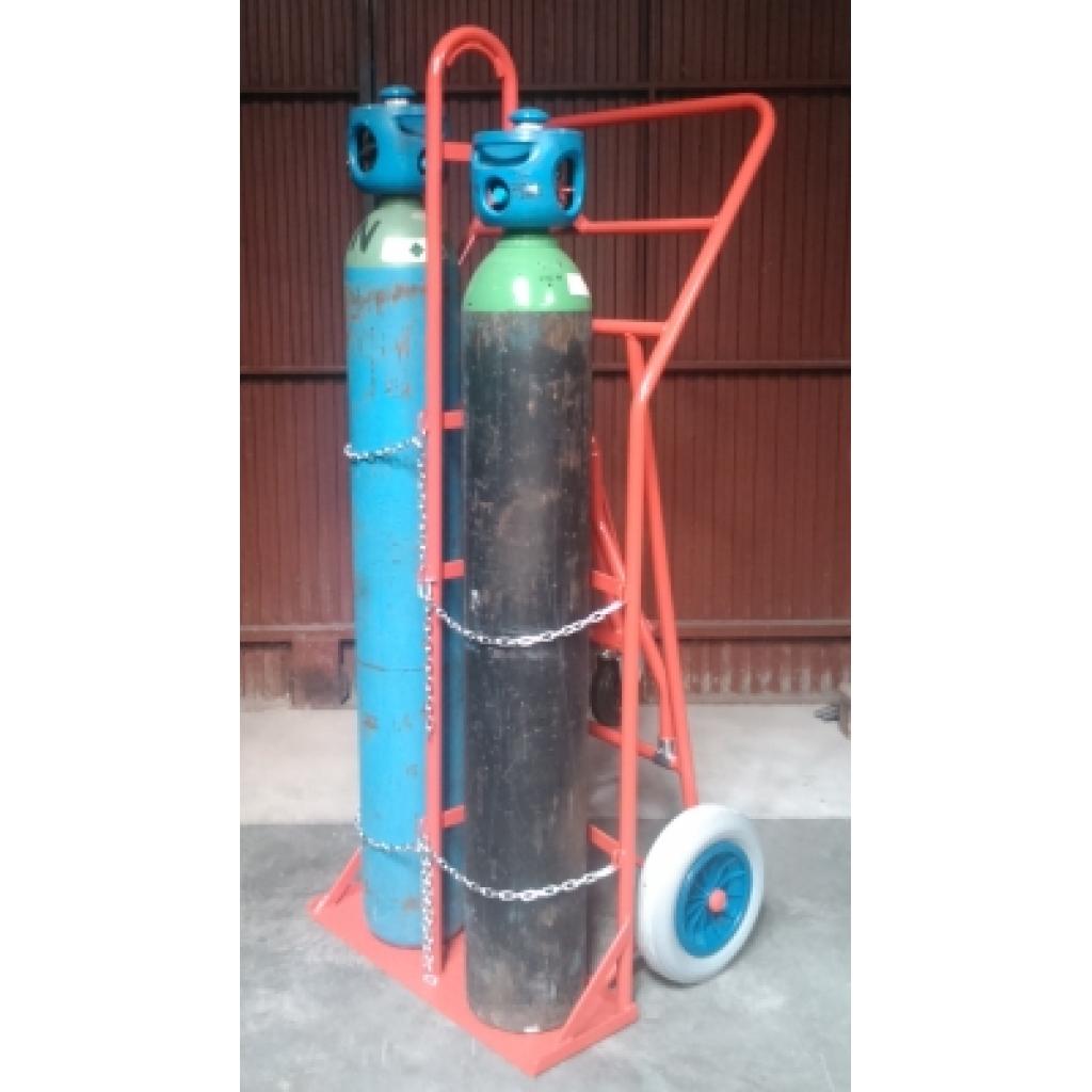 Carro 2 botellas soldar para grúa 4