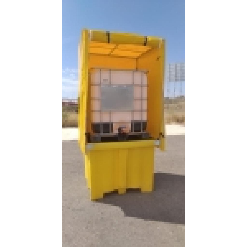 Cubeta polietileno ref. 3063 con toldo