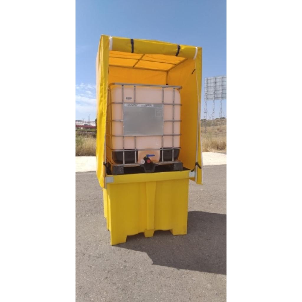 Cubeta polietileno ref. 3063 con toldo