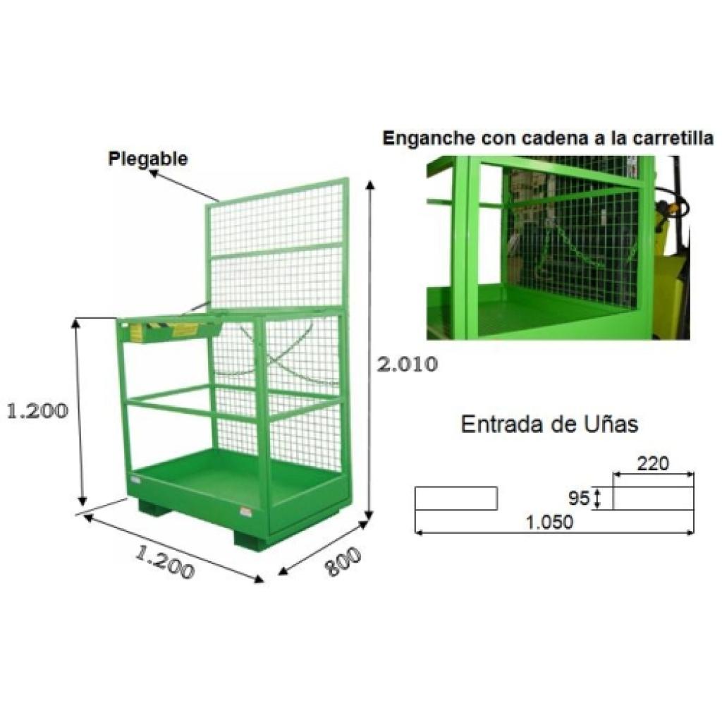 Jaula sube personas 4