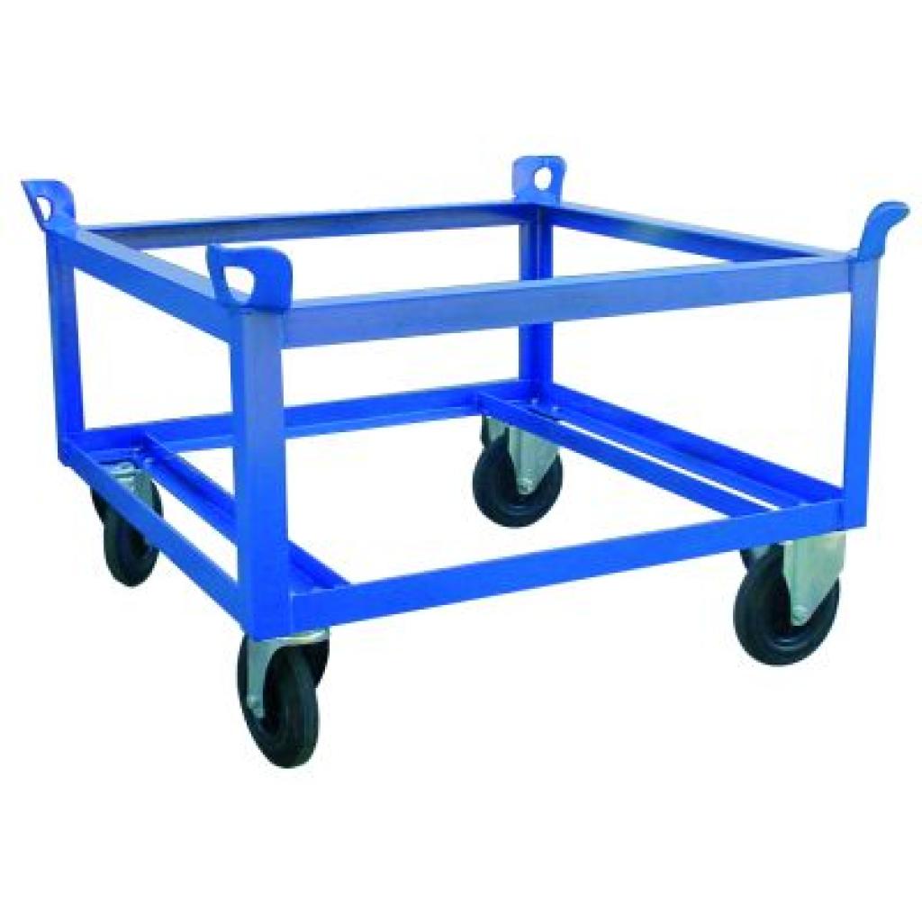 Soporte palets alto 650 m. Ruedas de goma maciza 4