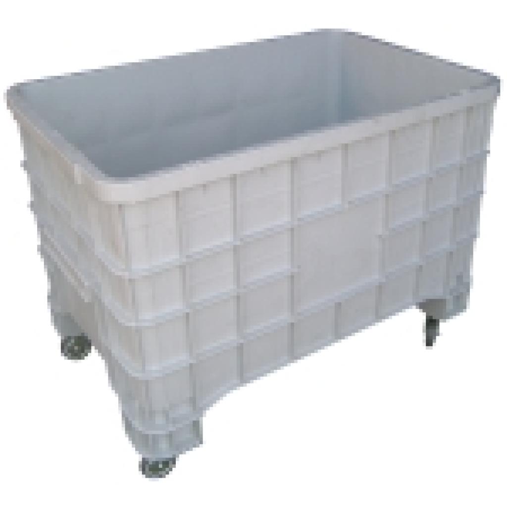 Contenedor plástico con ruedas