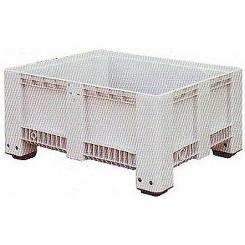 Contenedor plástico liso