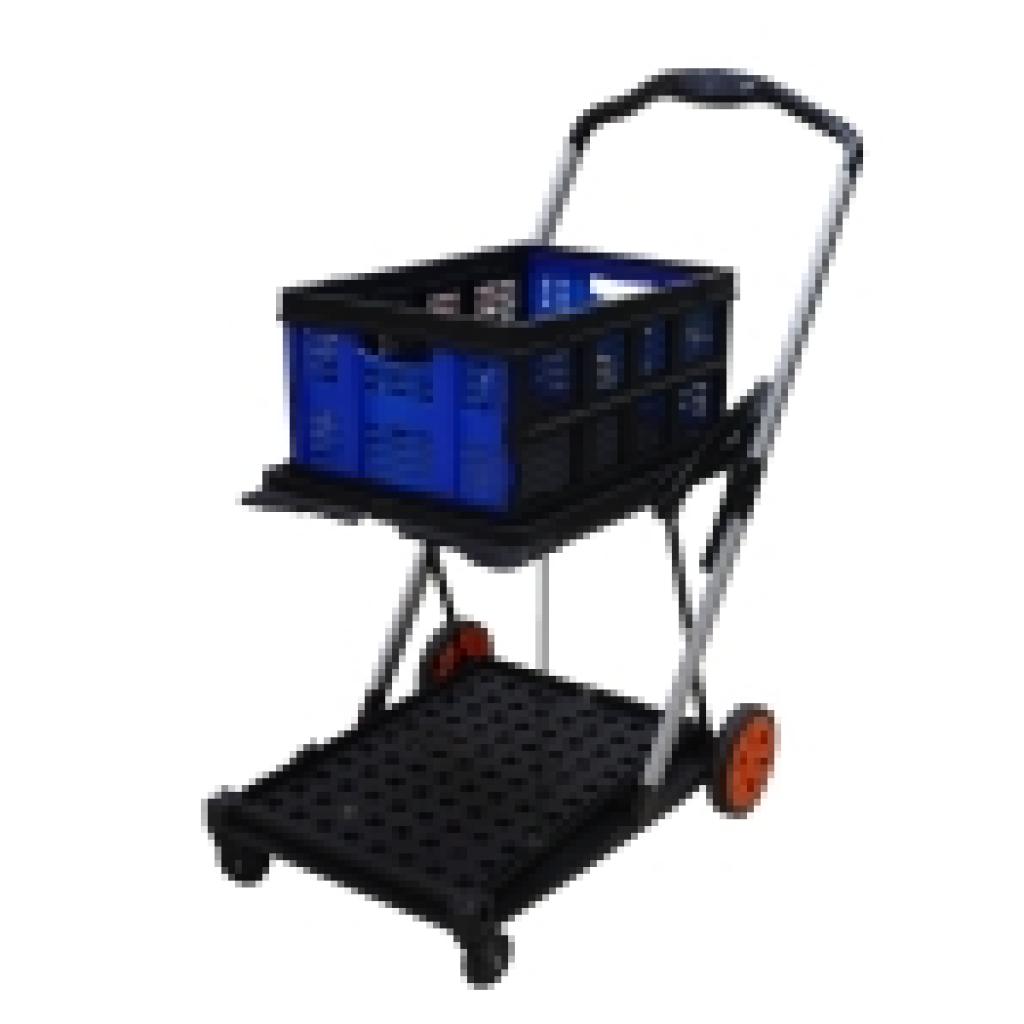 Carro plegable con caja