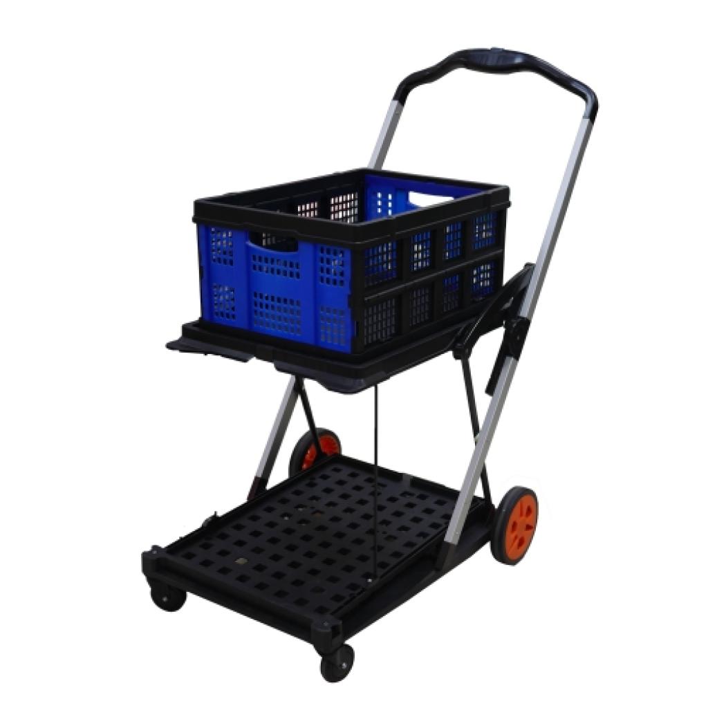 Carro plegable con caja