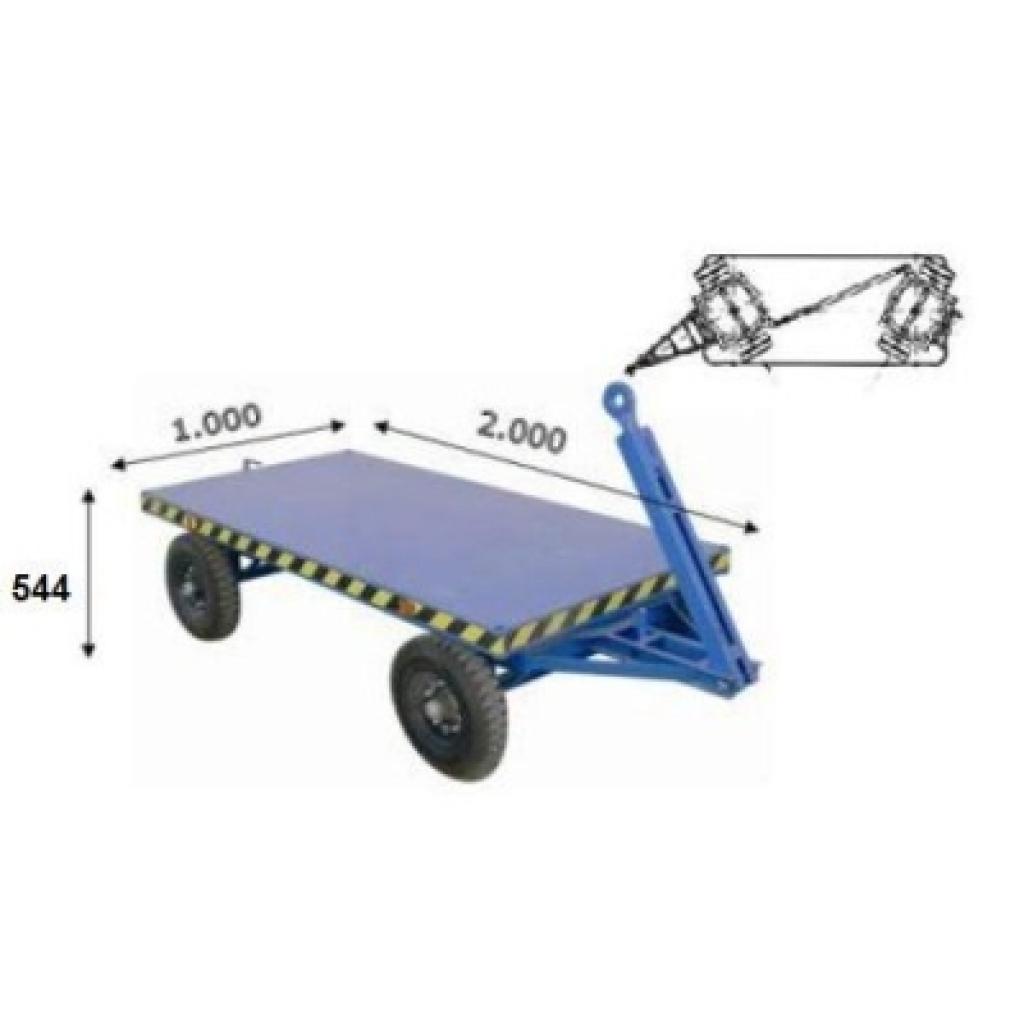 Remolque doble 2.000 kg