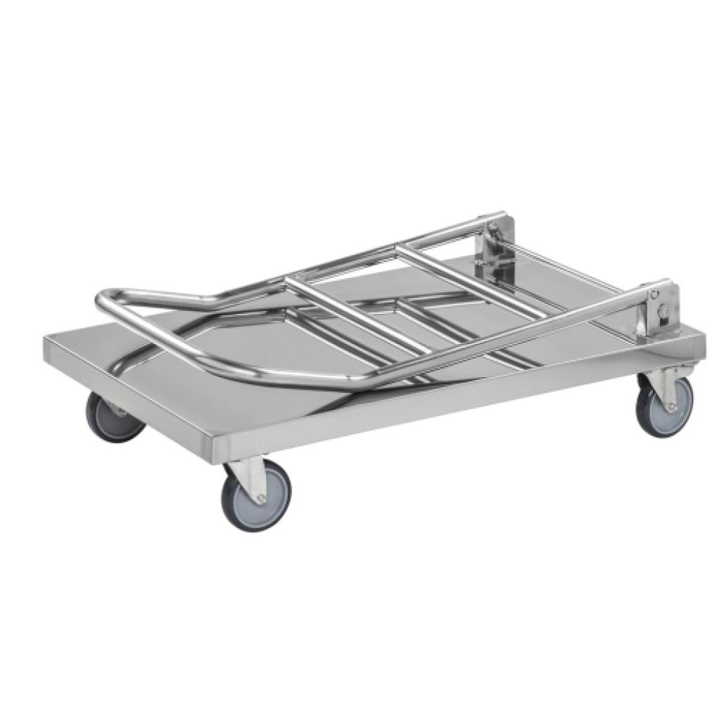 Plataforma inoxidable asa plegable 4