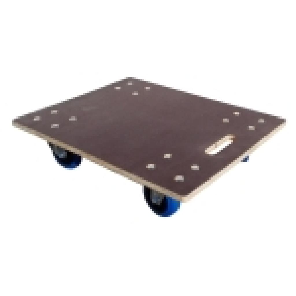Base de madera antideslizante con ruedas 600 x 480.