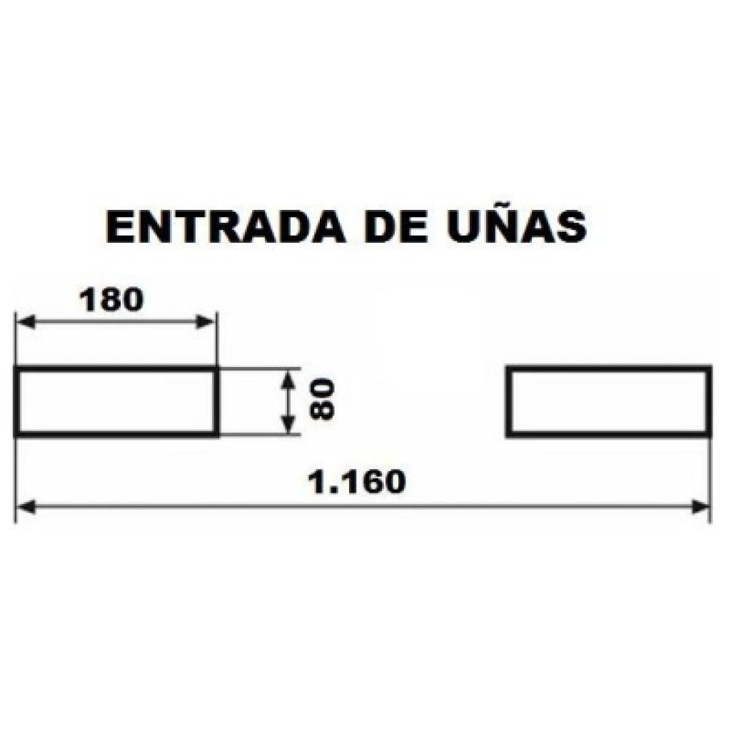 Jaula 4 botellas para grua y carretilla 4