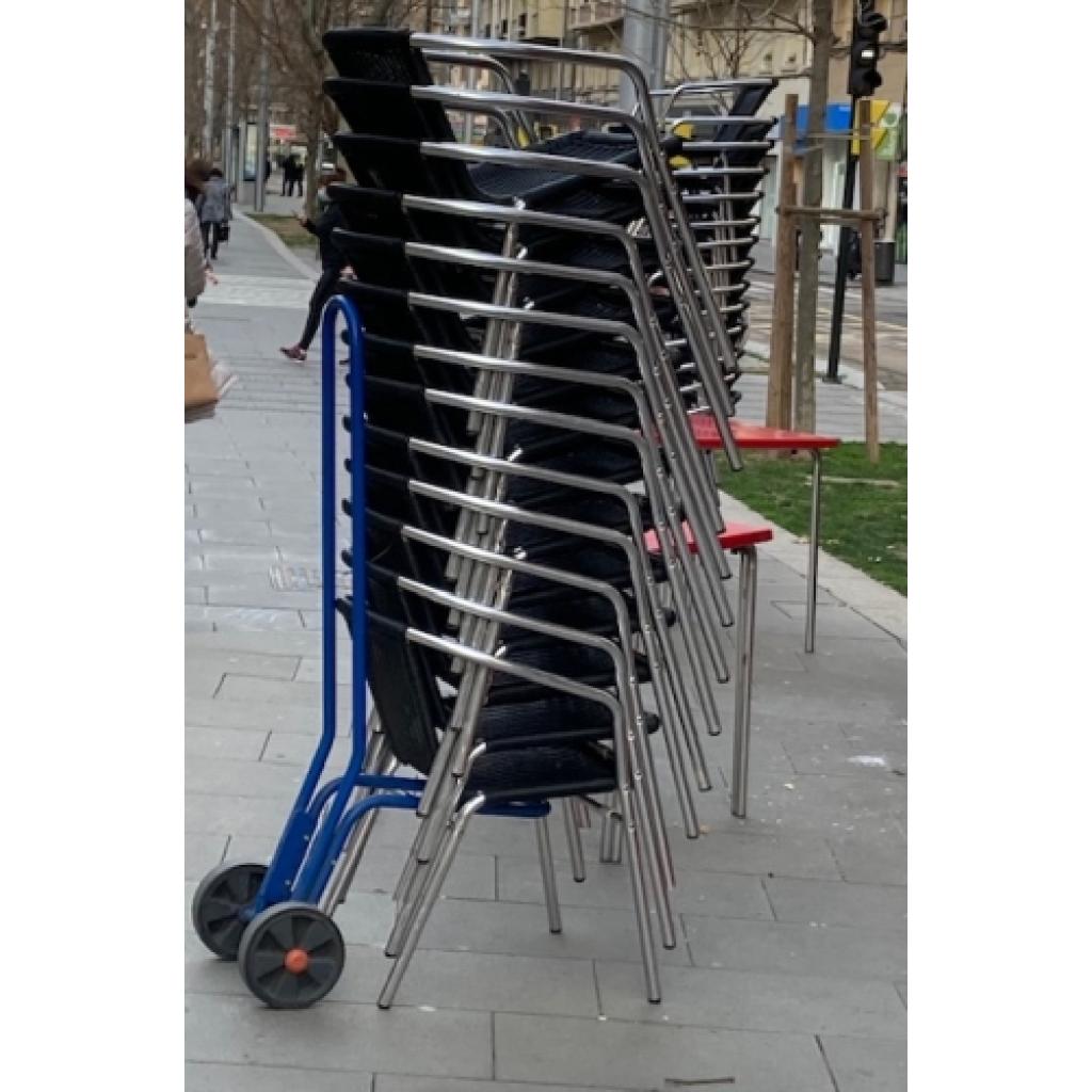 Carro porta sillas pequeño