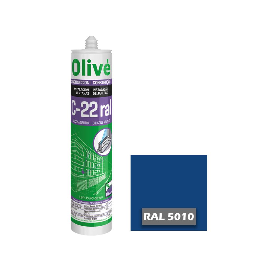 Silicona neutra para ventanas C-22 RAL 5010