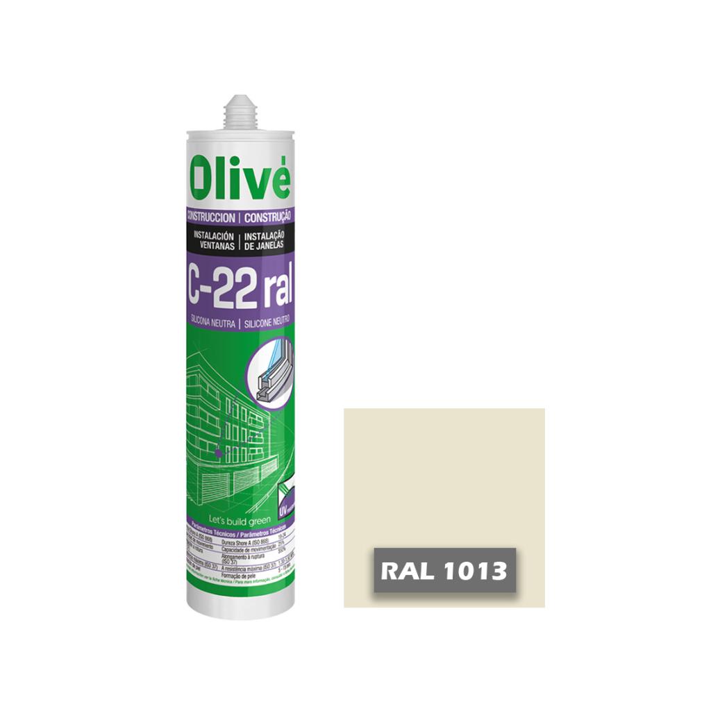 Silicona neutra para ventanas C-22 RAL 1013
