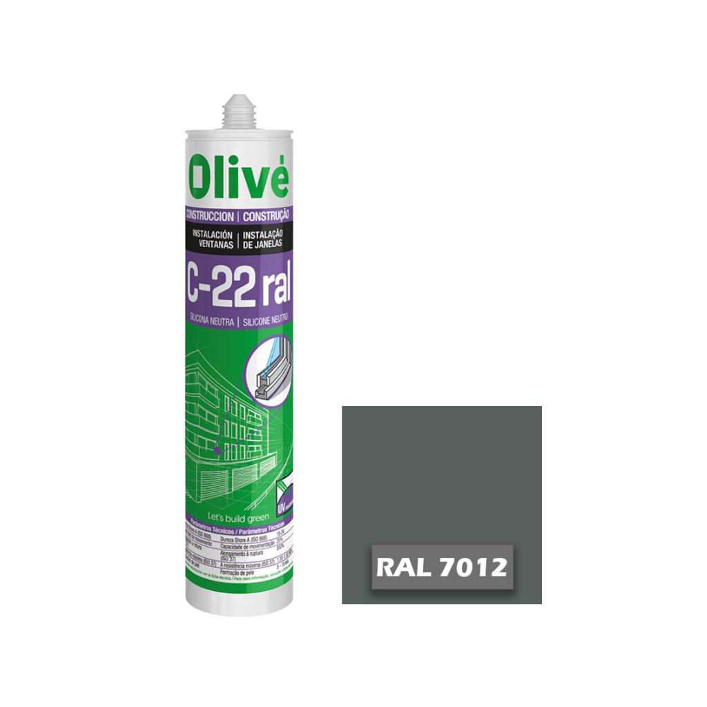 Silicona neutra para ventanas C-22 RAL 7012