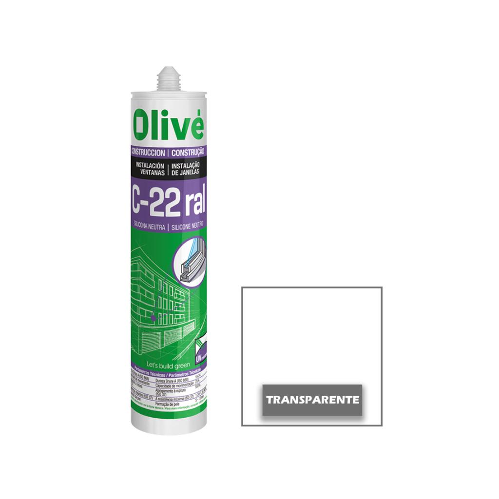 Silicona neutra para ventanas C-22 TRANSPARENTE