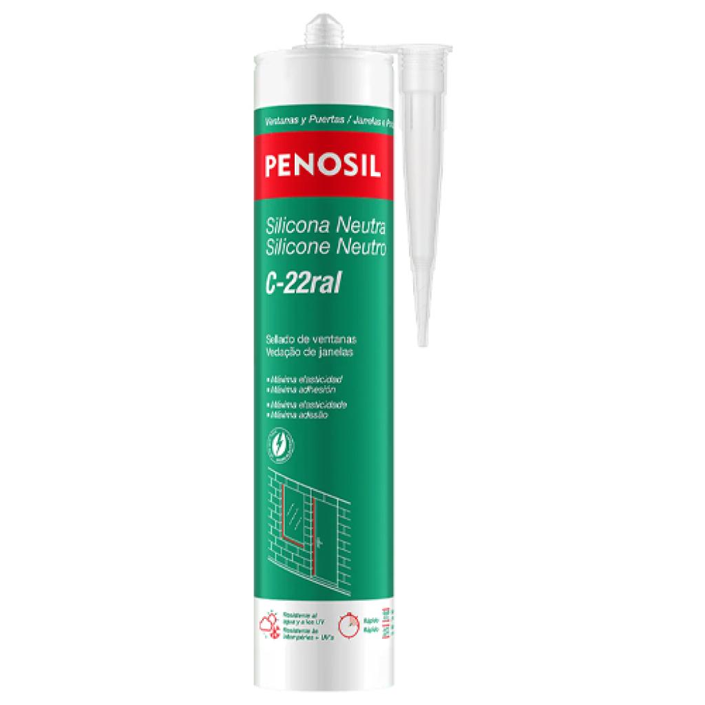 Silicona neutra para ventanas C-22 RAL 3000 3