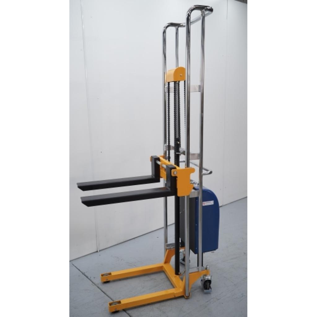 Apilador eléctrico 400 Kg elevación uñas 2.000mm