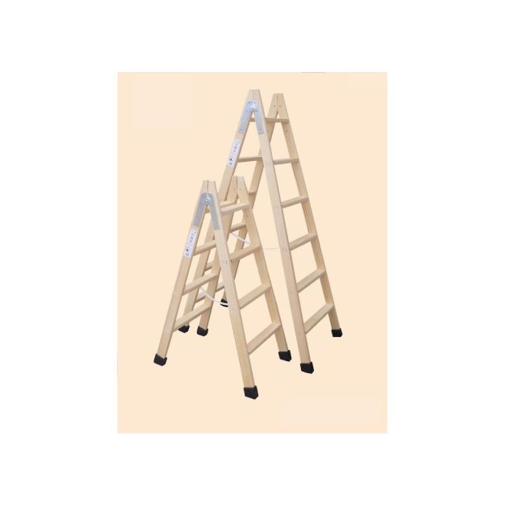 ESCALERA MADERA 8 PELDAÑOS ANCHOS