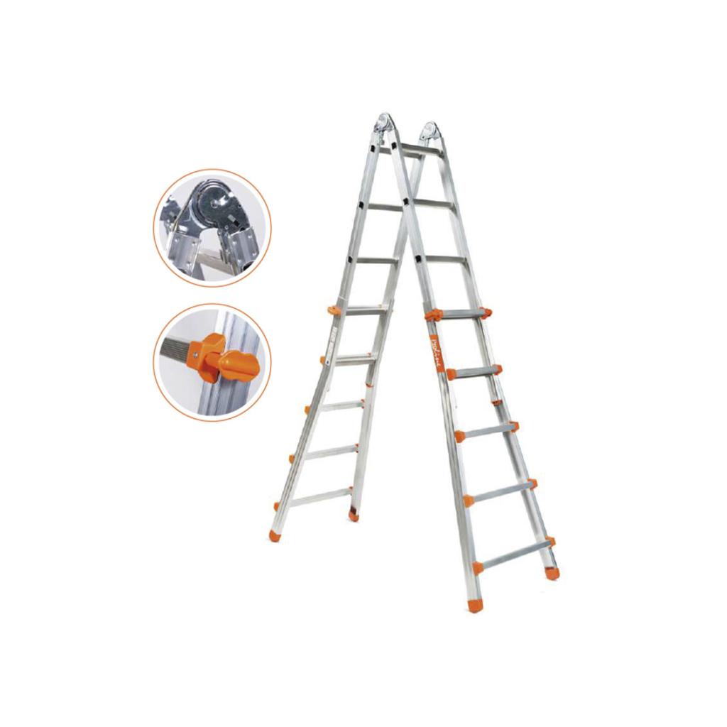 ESCALERAS MULTIUSOS ALUMINIO INTEGRAL 4X4 (LIGERA4+4)