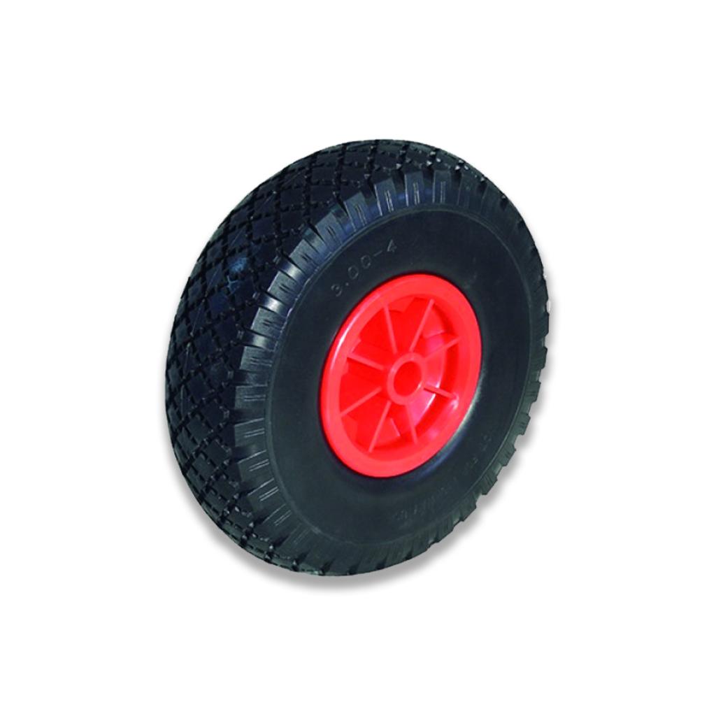 RUEDA COMPLETA CARRETILLA S/3,50-8 C/EJES