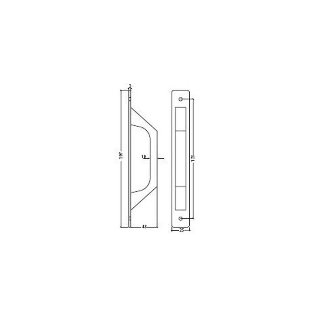 TOVIC TIRADOR ALUMINIO REF.1006 BLANCO 3