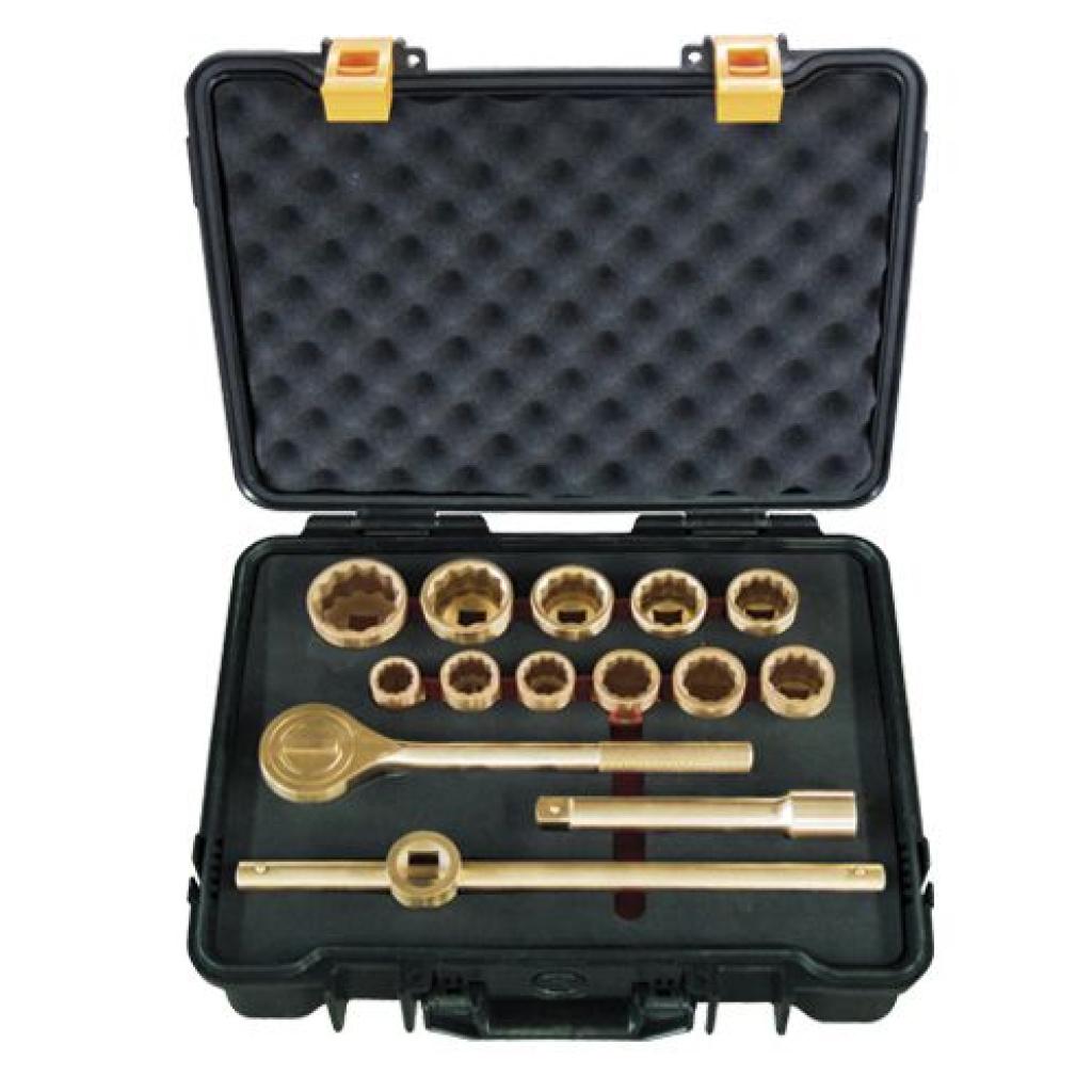 JUEGO LLAVES VASO 14 PIEZAS 3/4" AL-BR