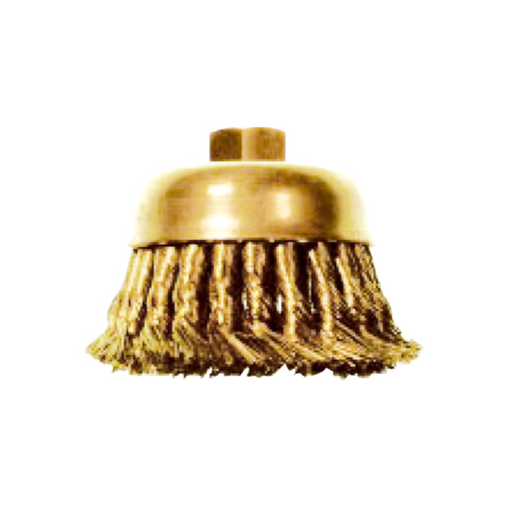 CEPILLO DE TAZA TRENZADO Ø100 MM BR