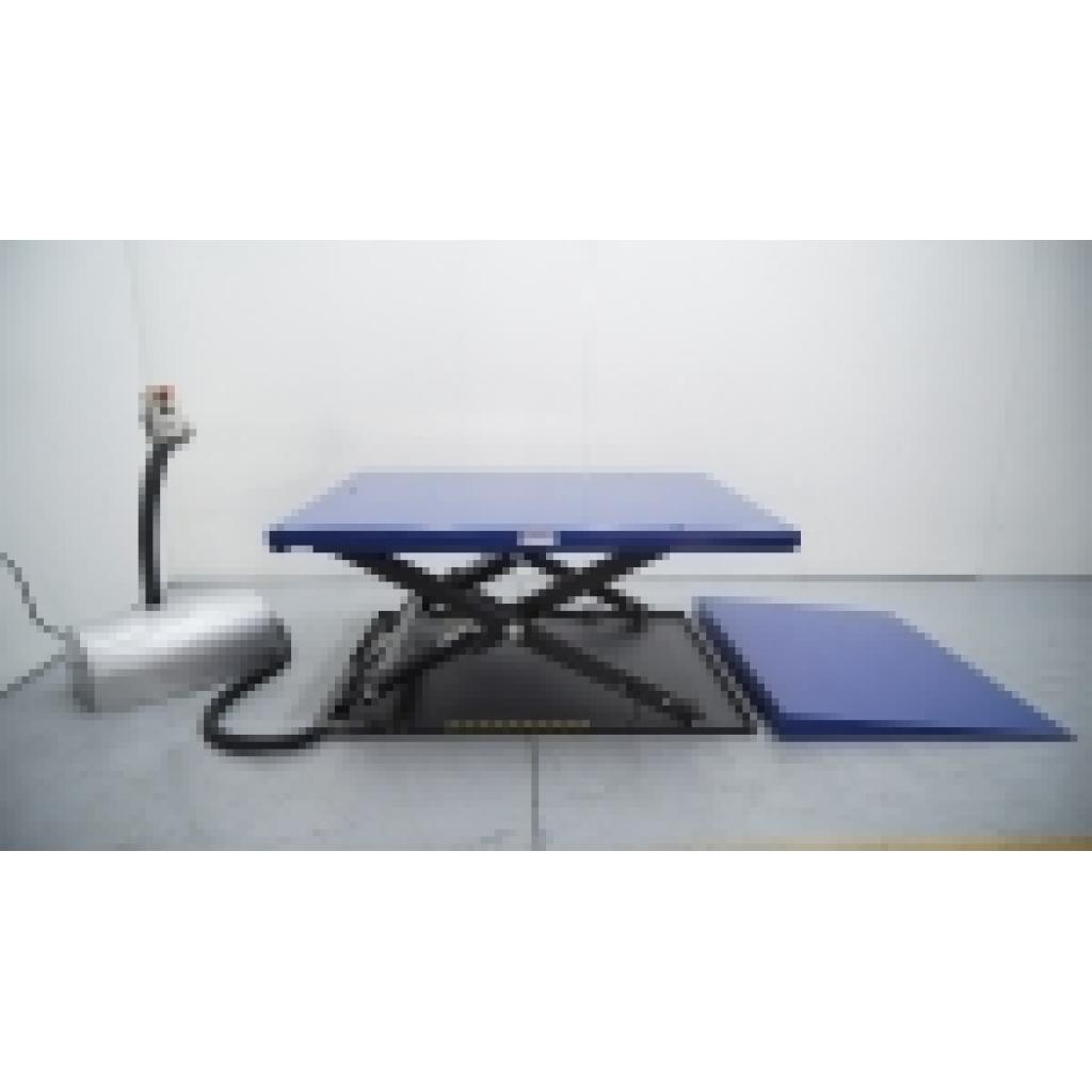 Mesa elevadora eléctrica Extraplana 1.000 kg con rampa