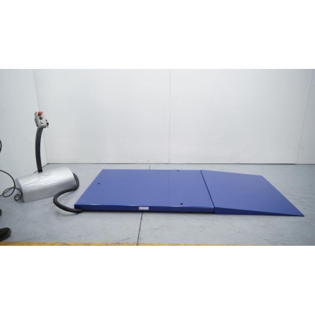 Mesa elevadora eléctrica Extraplana 1.000 kg con rampa 3