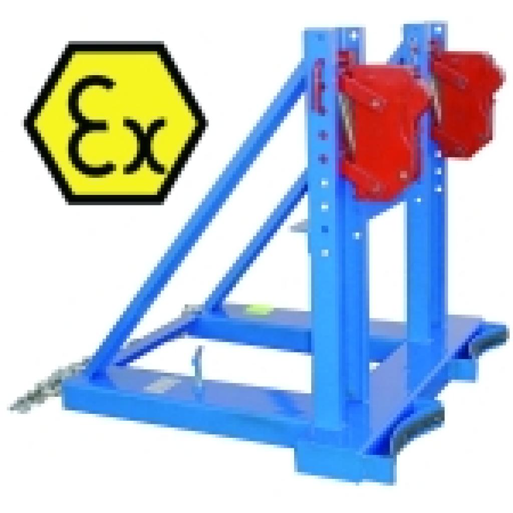 Implemento carretilla 2 bidones ATEX para Atmósferas Explosivas