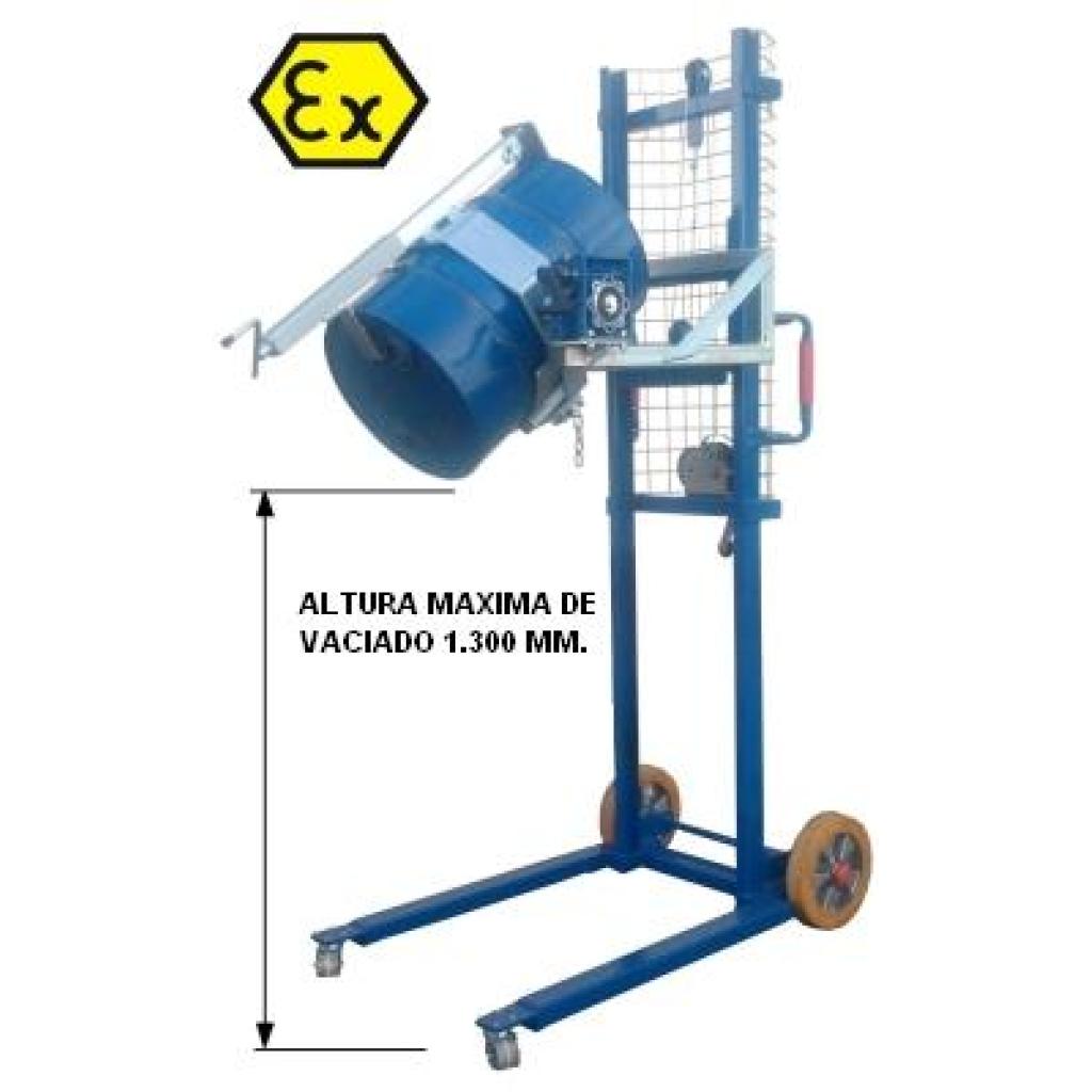 Apilador rotador ATEX ligero 150 kg para Atmósferas Explosivas