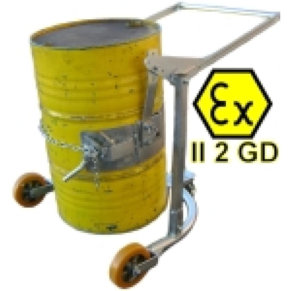 Rotador de Bidones ATEX para Atmósferas Explosivas