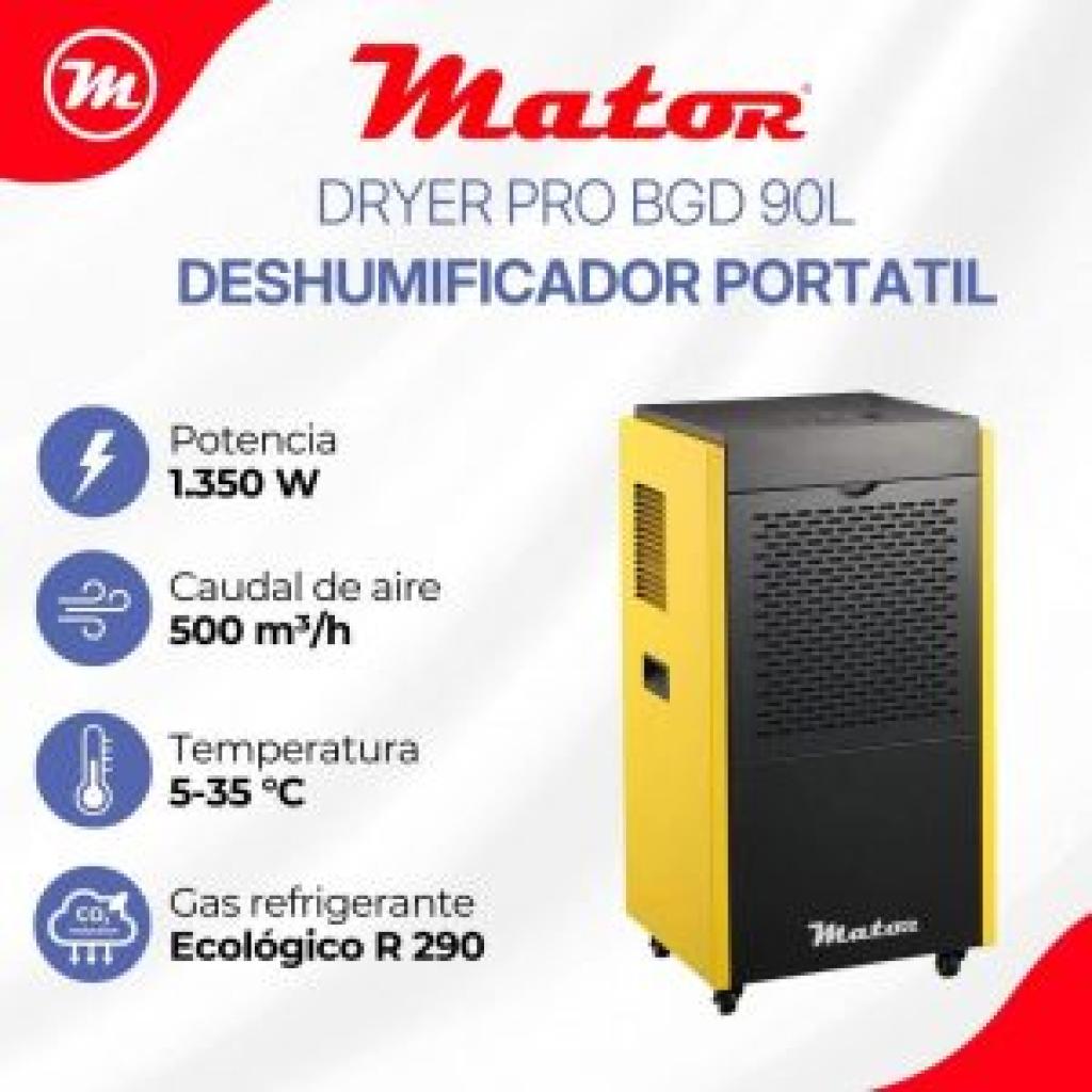 Dryer Pro BGD1701-90L por día – Deshumidificador industrial portátil 3