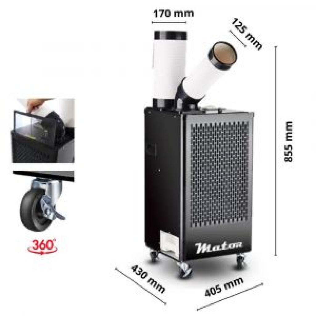 SPOT COOLER BGK-2700 – 2.700 W – Aire acondicionado portátil