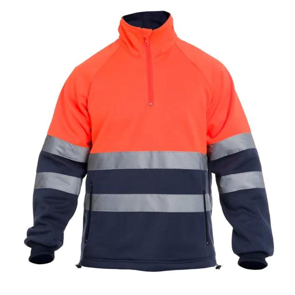 SUDADERA DE ALTA VISIBILIDAD COMBINADA CON CREMALLERA CHILL HV 6