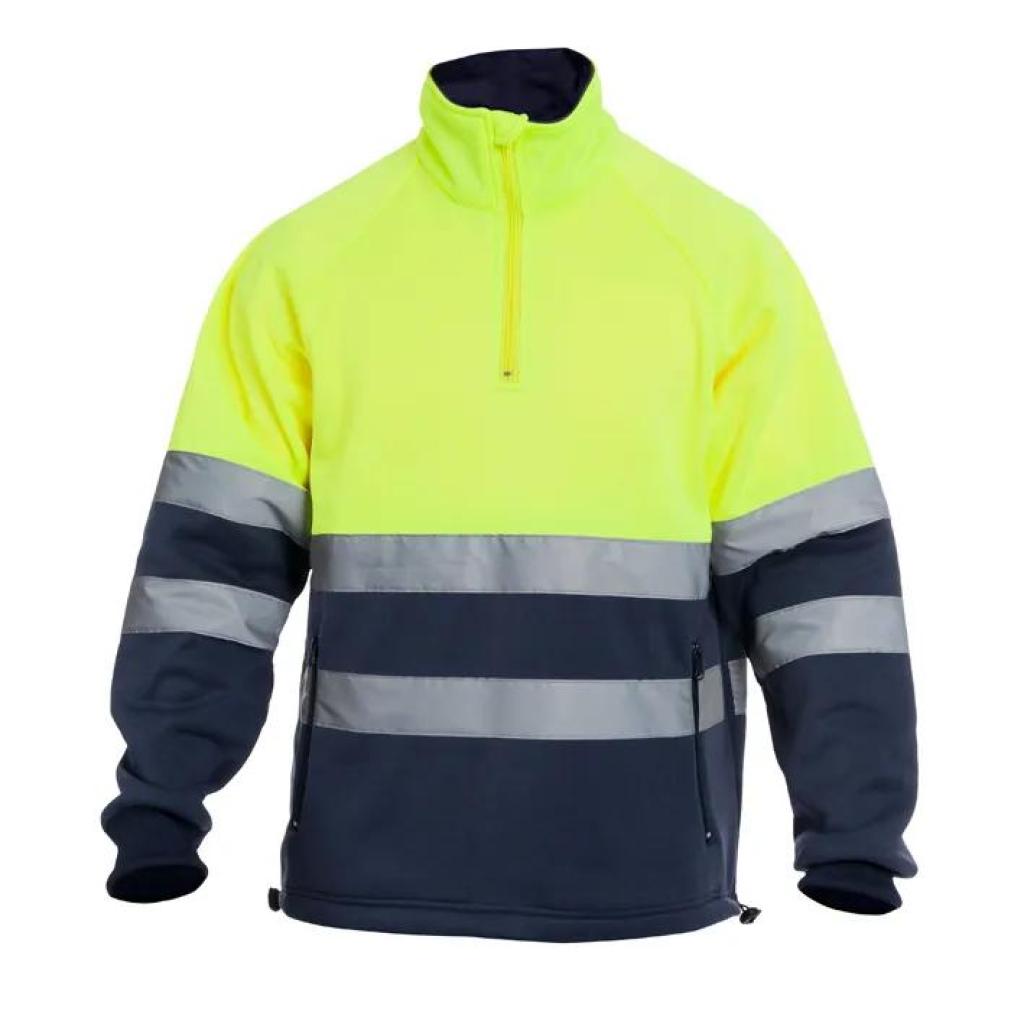 SUDADERA DE ALTA VISIBILIDAD COMBINADA CON CREMALLERA CHILL HV