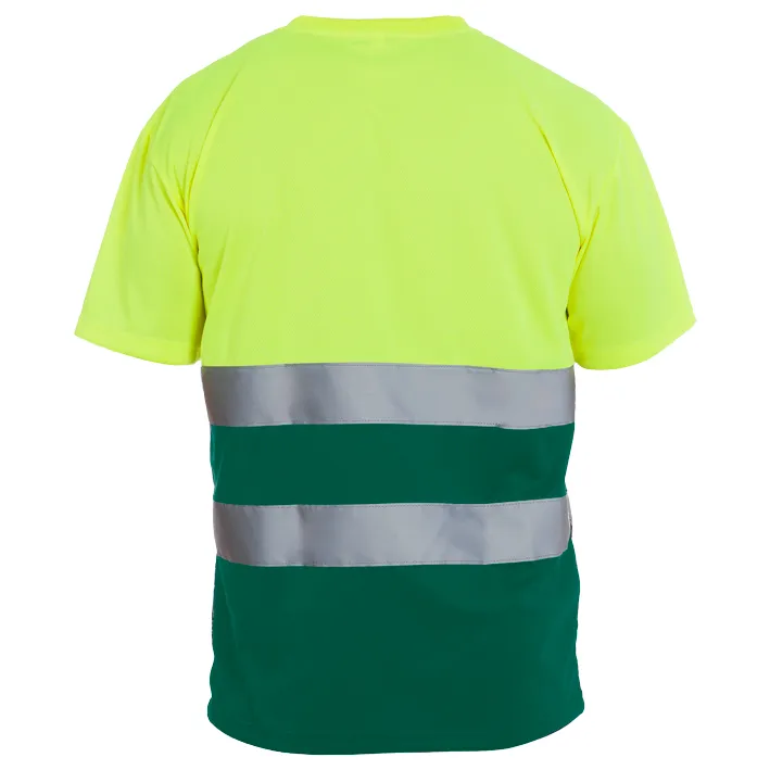 Camiseta de manga corta de alta visibilidad combinada HILL HV 11