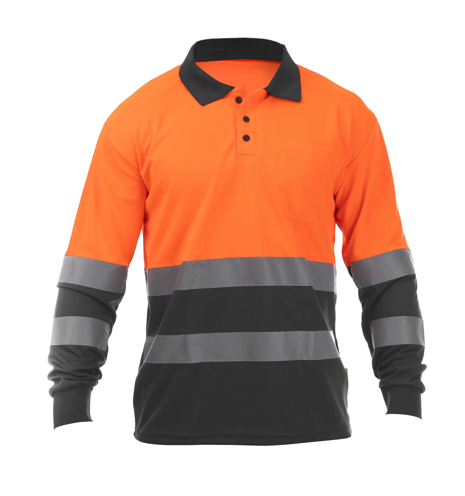 POLO DE MANGA LARGA DE ALTA VISIBILIDAD COMBINADO OCEAN HV POLO LS 11