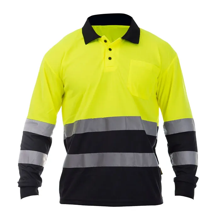 POLO DE MANGA LARGA DE ALTA VISIBILIDAD COMBINADO OCEAN HV POLO LS 12