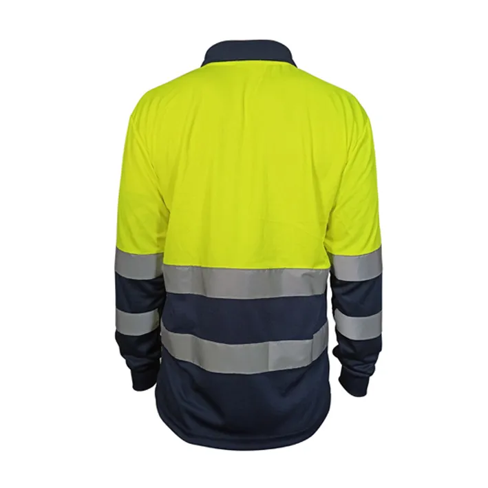 POLO DE MANGA LARGA DE ALTA VISIBILIDAD COMBINADO OCEAN HV POLO LS